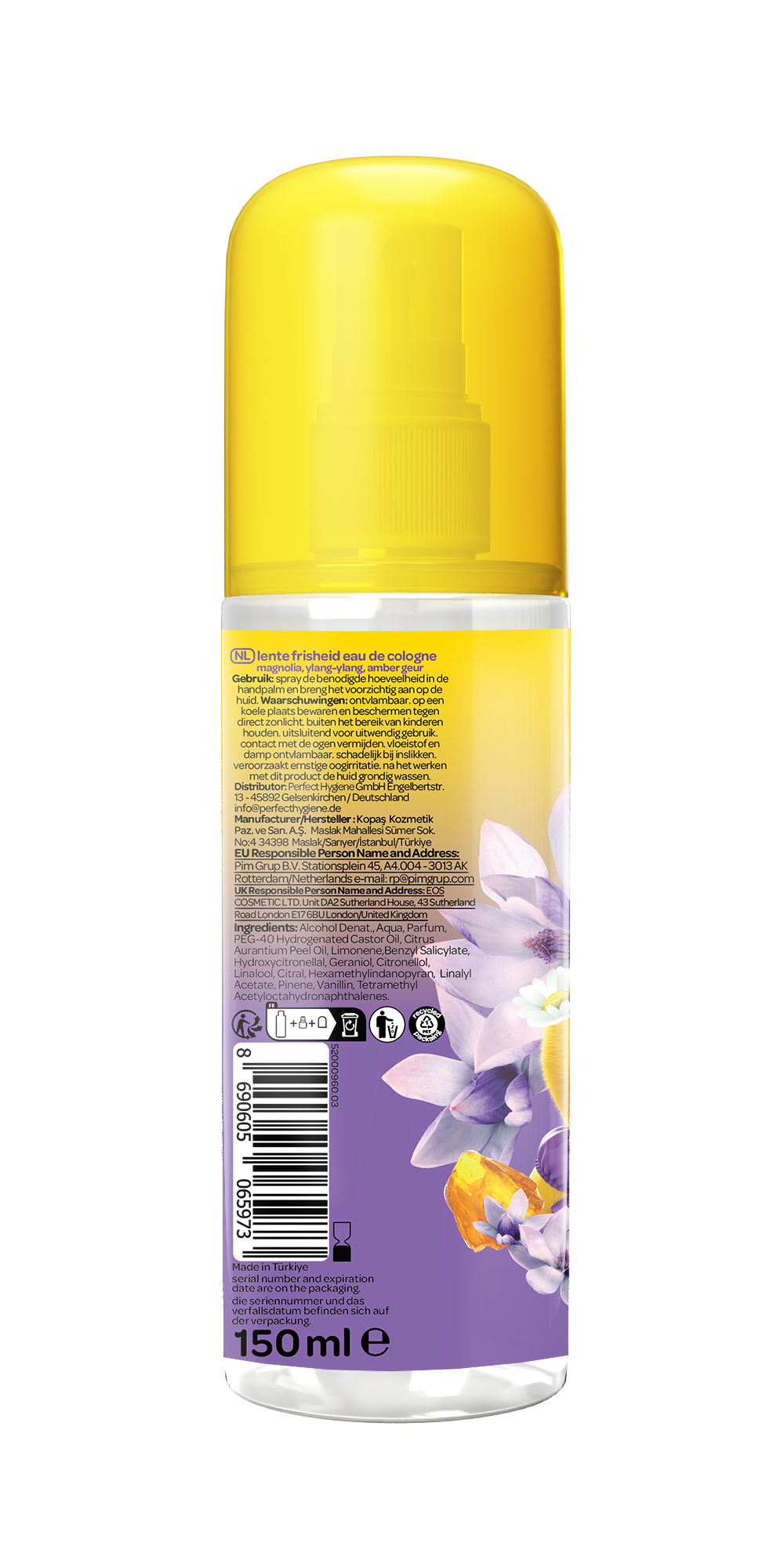 Dalin Cologne 150 ml - Frühlingsfrische