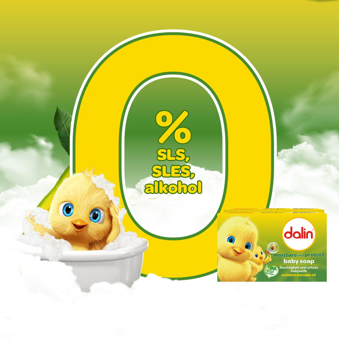 Dalin Babyseife – Feuchtigkeit & Schutz