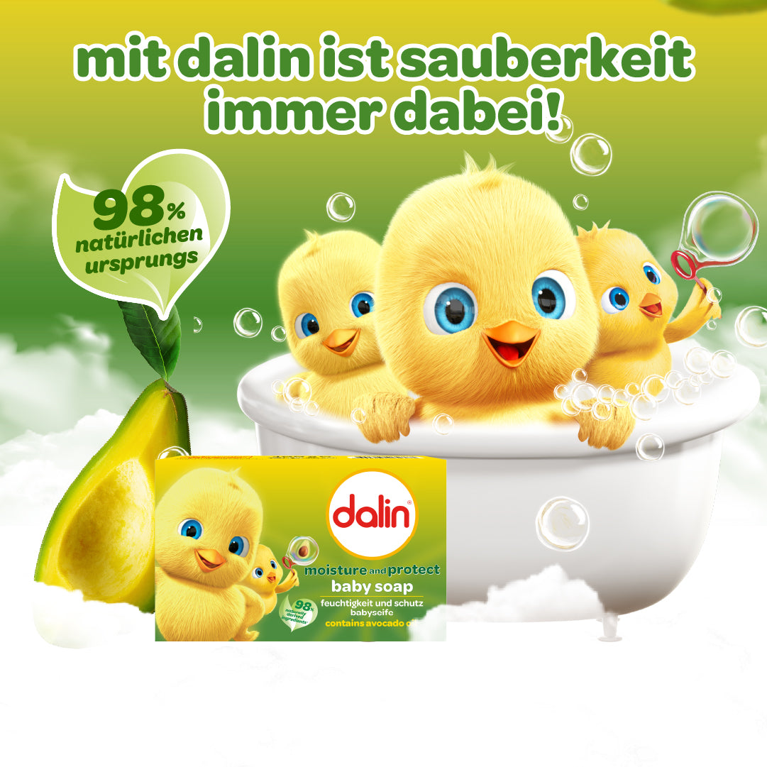 Dalin Babyseife – Feuchtigkeit & Schutz