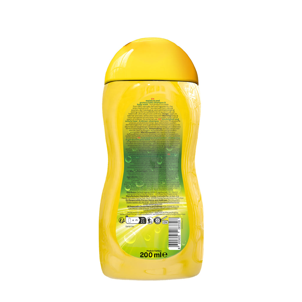 Dalin Feuchtigkeit & Schutz Baby Shampoo & Body Wash 200 ml