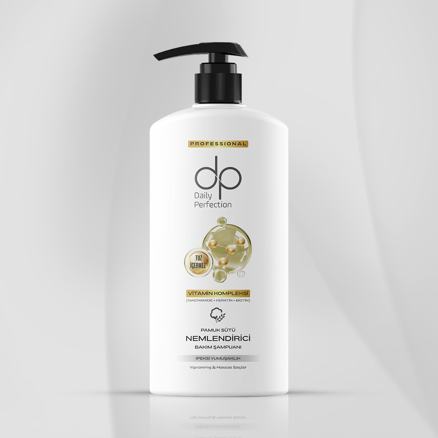 Daily Perfection – Feuchtigkeitsspendendes Shampoo mit Baumwollmilch