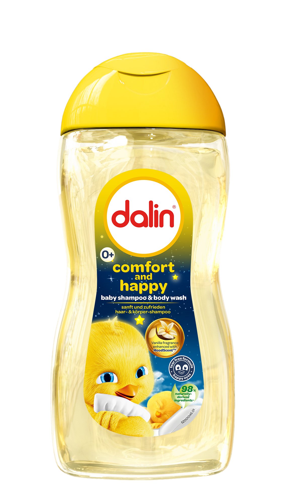 Dalin Sanft & Zufrieden Shampoo 200 ml – Sanfte Baby-Pflege für zarte Haut